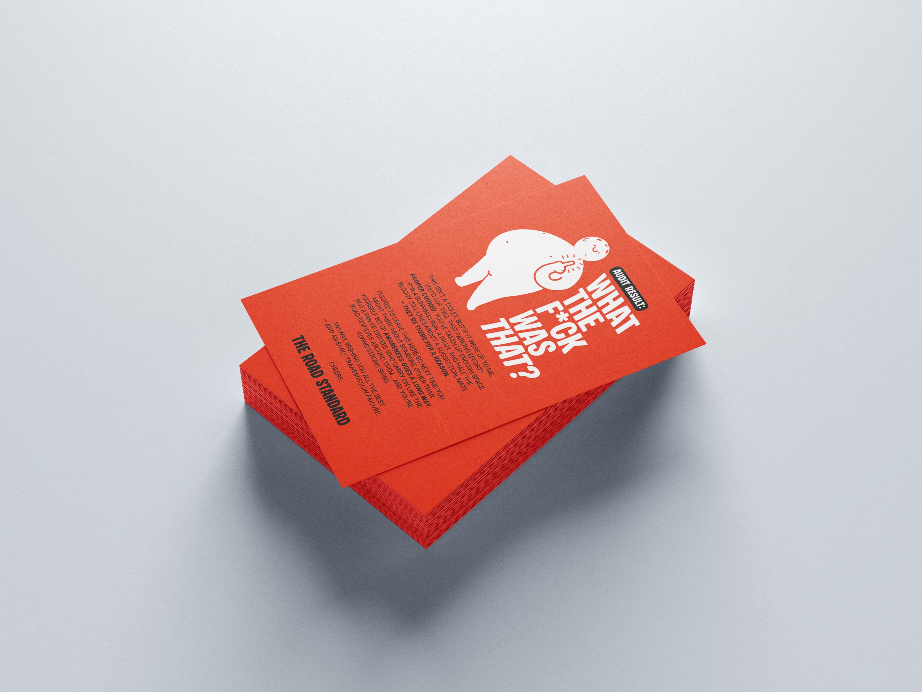 Road Standard™ Parking Violation Cards